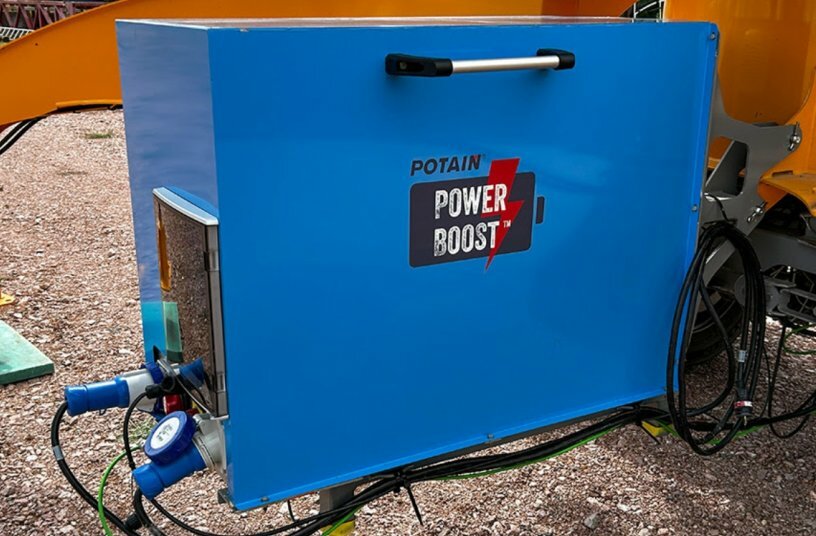 Potain launches PowerBoost™ to add battery capacity to self-erecting cranes<br>IMAGE SOURCE: Manitowoc