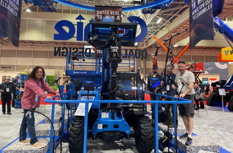 Genie Gives Away Telehandler at the ARA Show<br>IMAGE SOURCE: Genie