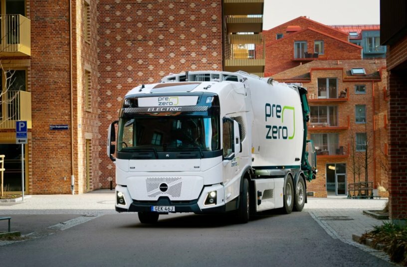 Volvo sells 35 electric trucks to waste management company PreZero