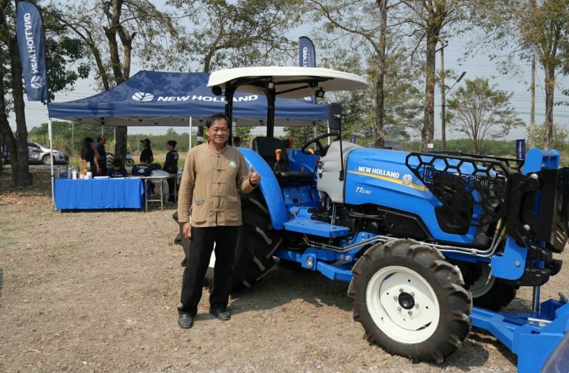 CNH equipment helps Thai rice farmer replace stubble burning - Pichai Sota<br>IMAGE SOURCE: CNH Industrial NV
