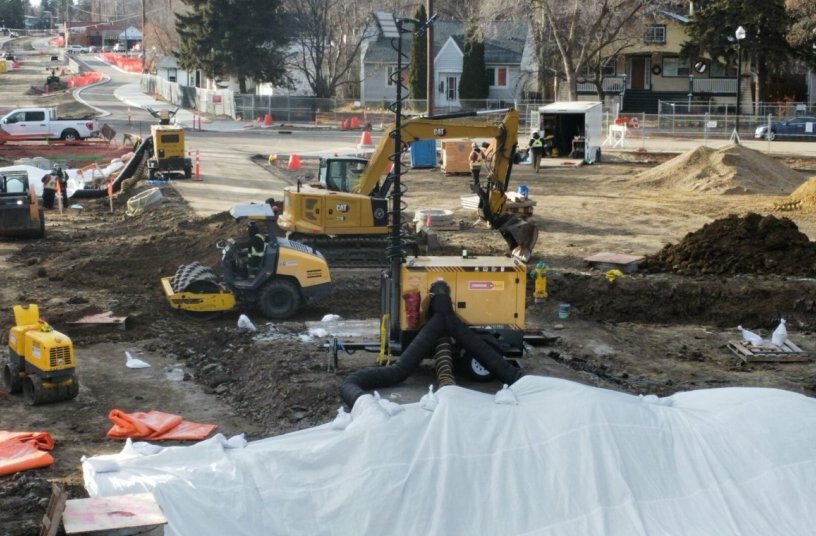 Thermal Intelligence’s BASECAMP Delivers 60% Lower Emissions and 60% Greater Fuel Savings Than Traditional Construction Heaters<br>IMAGE SOURCE: Thermal Intelligence