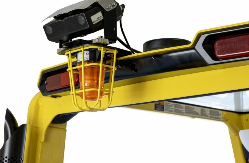 Hyster expands lineup of active alert and assist solutions with pedestrian awareness camera<br>IMAGE SOURCE: Hyster