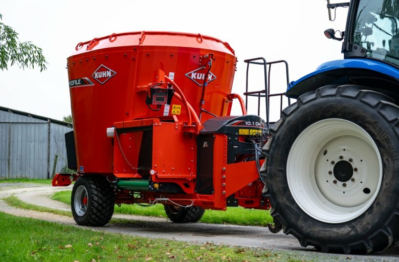 New range of trailed mixer wagons PROFILE 1.CM<br>IMAGE SOURCE: KUHN-AUDUREAU S.A.