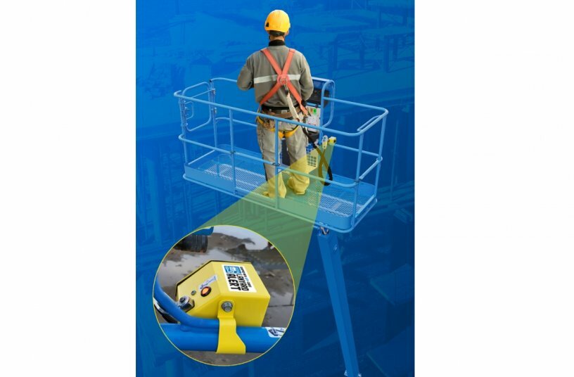Lift Guard Lanyard Alert Worker<br>IMAGE SOURCE: Genie