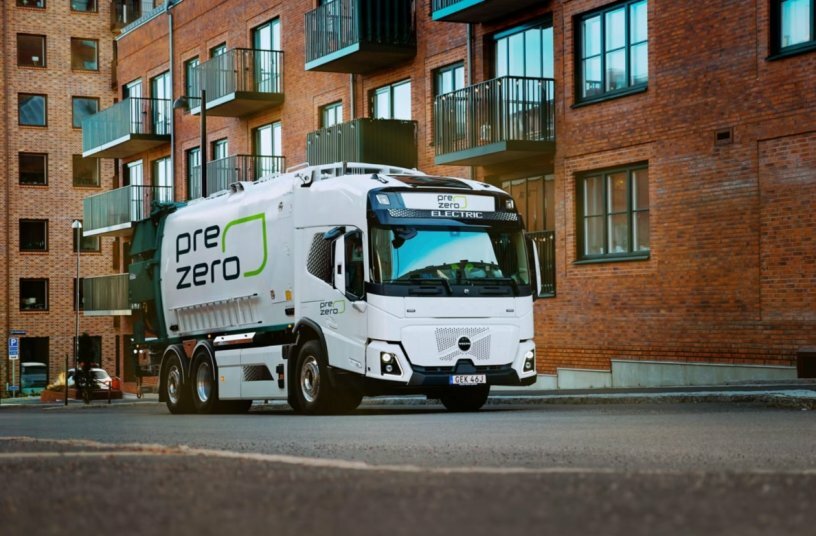 International waste management company PreZero has ordered 35 electric trucks from Volvo.<br>IMAGE SOURCE: Volvo Trucks