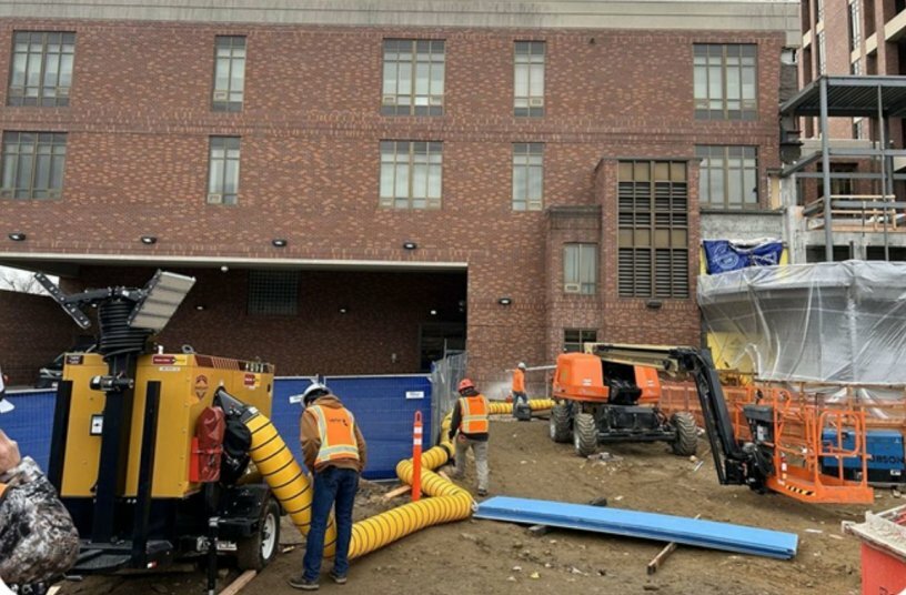 Thermal Intelligence’s BASECAMP Delivers 60% Lower Emissions and 60% Greater Fuel Savings Than Traditional Construction Heaters<br>IMAGE SOURCE: Thermal Intelligence