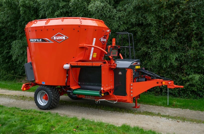 Neue Reihe gezogener Futtermischwagen PROFILE 1.CM<br>BILDQUELLE: KUHN-AUDUREAU S.A.