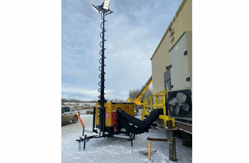 Thermal Intelligence’s BASECAMP Delivers 60% Lower Emissions and 60% Greater Fuel Savings Than Traditional Construction Heaters<br>IMAGE SOURCE: Thermal Intelligence