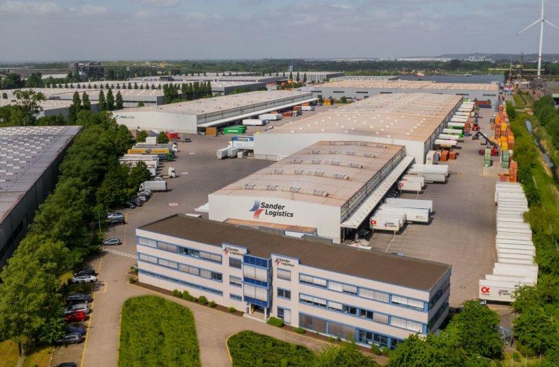 Sander Logistics at the port of Hamburg<br>IMAGE SOURCE: Sander Logistics