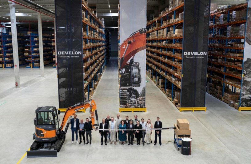 Develon Opens New Parts Distribution Center in Belgium to Strengthen Customer-Centric Services in Europe<br>IMAGE SOURCE: Develon