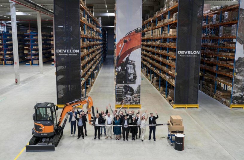 Develon Opens New Parts Distribution Center in Belgium to Strengthen Customer-Centric Services in Europe<br>IMAGE SOURCE: Develon
