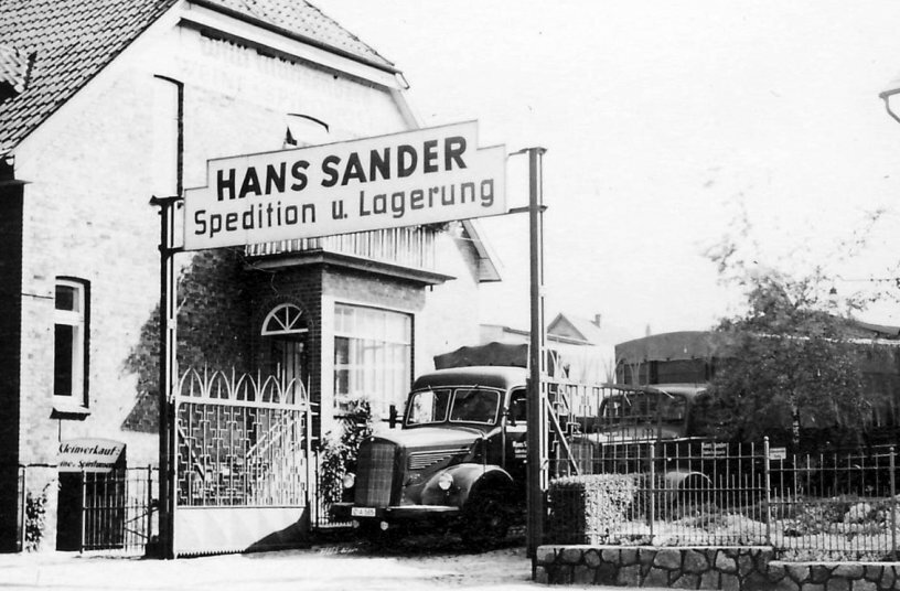 The early days of Sander Logistics almost 100 years ago<br>IMAGE SOURCE: Sander family archives