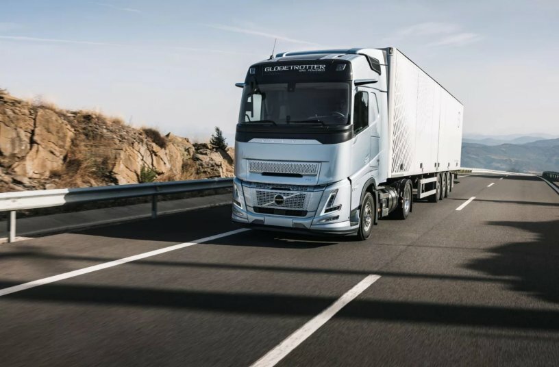 Demand for Volvo's gas-powered trucks is rising - a growing solution to reduce carbon emissions<br>IMAGE SOURCE: Volvo Trucks
