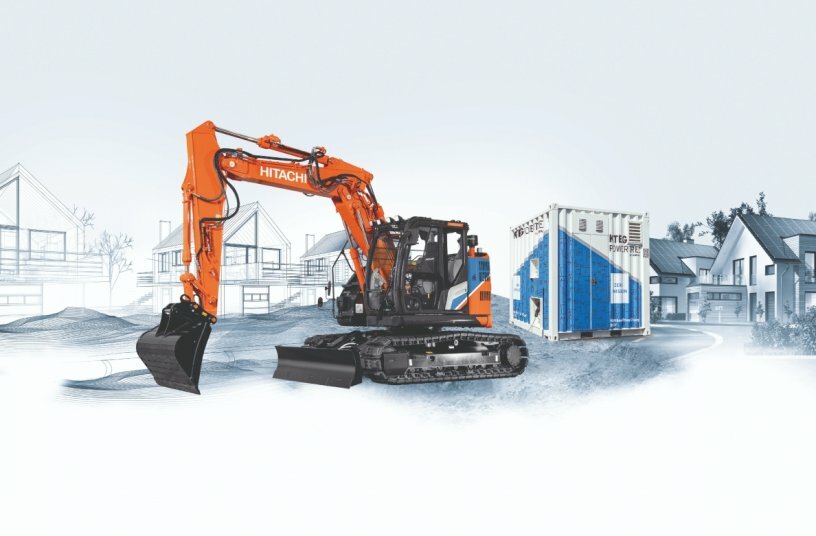 Hitachi ZE135<br>IMAGE SOURCE: Hitachi Construction Machinery (Europe) NV (HCME)