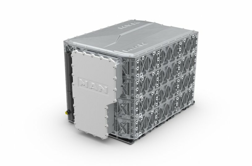Das MAN BatteryPack ist nur eines von zahlreichen neuen und bewährten Produkten mit denen MAN Engines auf der Agritechnica Lösungen zur CO2-Reduzierung präsentiert.<br>BILDQUELLE: MAN Truck & Bus