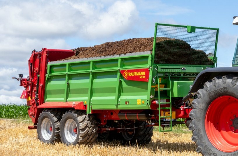 Der neue MS-Streuer mit Universalstreuwerk<br>BILDQUELLE: B. Strautmann & Söhne GmbH u. Co. KG