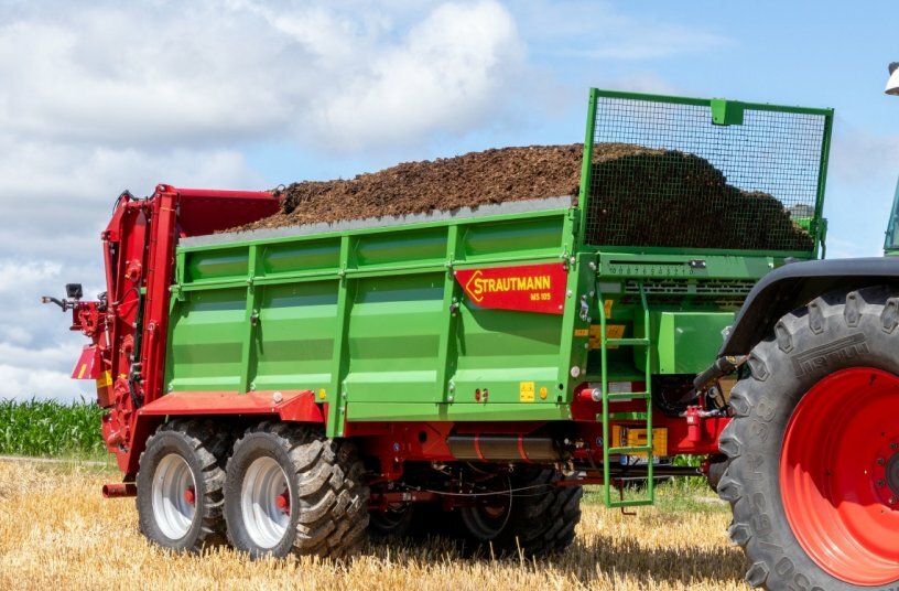 The new MS spreader with universal spreading mechanism<br>IMAGE SOURCE: B. Strautmann & Söhne GmbH u. Co. KG