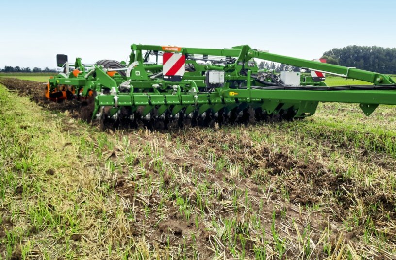 Ceus-TX im Einsatz mit SoilDetect zur Datenerfassung während der Überfahrt<br>BILDQUELLE: Field-Expert GmbH
