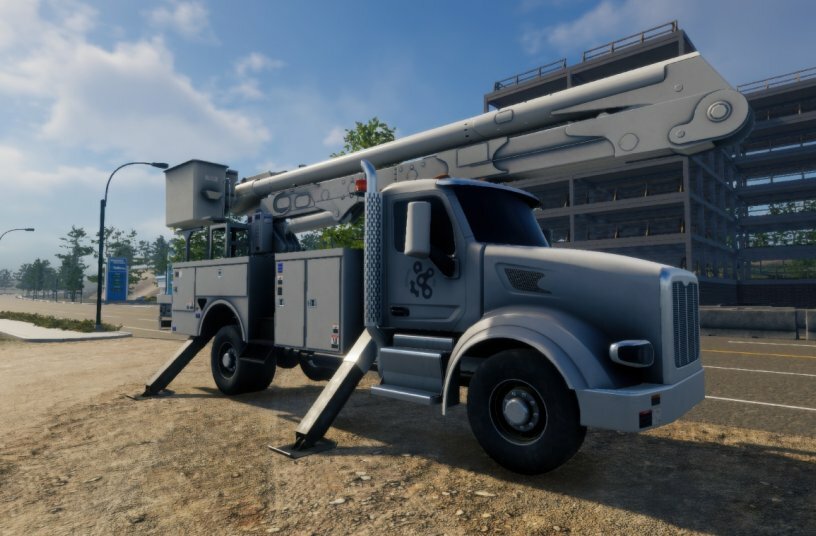 CM Labs Launches Bucket Truck Simulation Curriculum to Close Critical Gap in Line Worker Training<br>IMAGE SOURCE: CM Labs Simulations Inc.