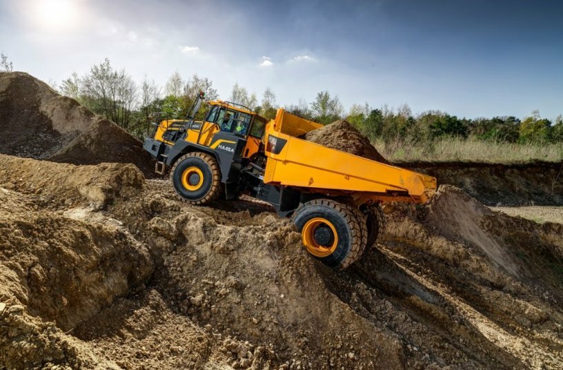Hyundai launches two axle 45-tonne articulated truck<br>IMAGE SOURCE: Hyundai Construction Equipment Europe