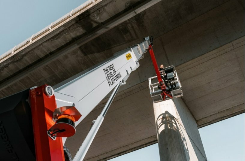 Die vielseitige 3,5-t-Hubarbeitsbühne PT 25 TJ jetzt mit mehr Leistung, höherer Stabilität und verbesserter Ergonomie.<br>BILDQUELLE: PALFINGER AG