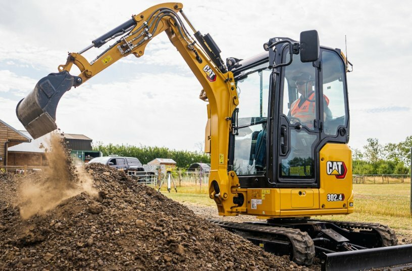 Cat® 302.4 CR mini excavator<br>IMAGE SOURCE: Caterpillar
