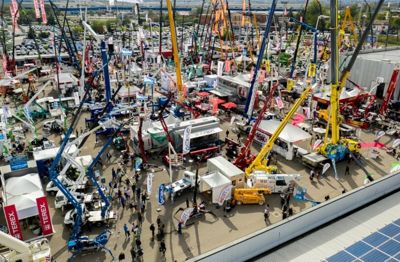 The outdoor area at GIS when held at Piacenza Expo.<br>IMAGE SOURCE: GIS