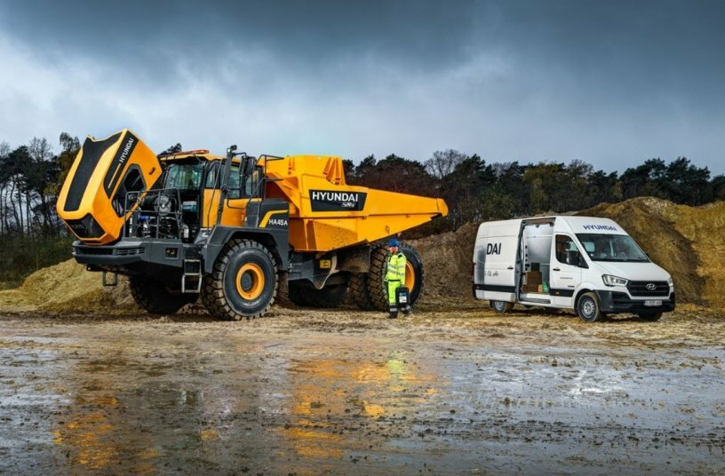 HYUNDAI stellt Zweiachs-Knickdumper mit 45 t Nutzlast vor<br>BILDQUELLE: Hyundai Construction Equipment Europe