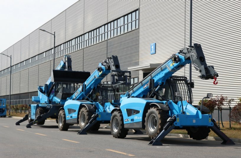 Sinoboom telehandlers<br>IMAGE SOURCE: Sinoboom