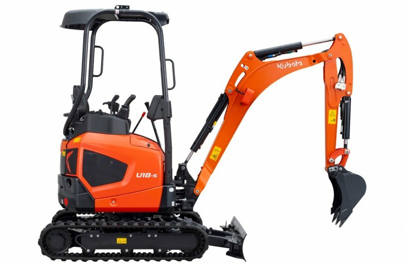 New U17-5 & U18-5<br>IMAGE SOURCE: Kubota