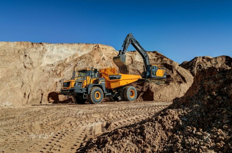 HYUNDAI stellt Zweiachs-Knickdumper mit 45 t Nutzlast vor<br>BILDQUELLE: Hyundai Construction Equipment Europe