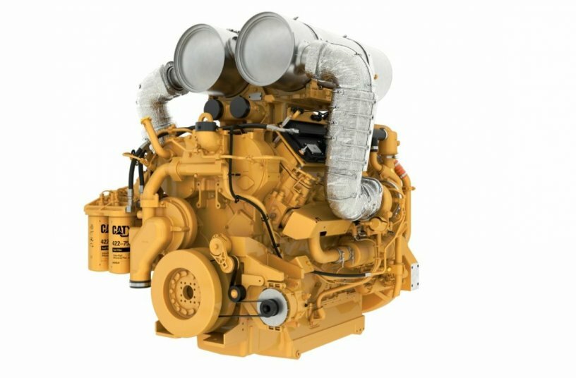 Neuer Cat C32B-Motor bietet hohe Leistungsdichte und verbesserte Haltbarkeit<br>BILDQUELLE: Caterpillar