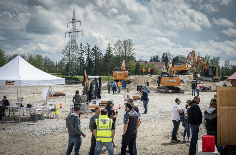 The popular CASE European Roadshow returns in 2023, providing customers with hands-on experience and demonstrating the company`s innovative technologies and digital solutions<br>IMAGE SOURCE: CASE Construction Equipment