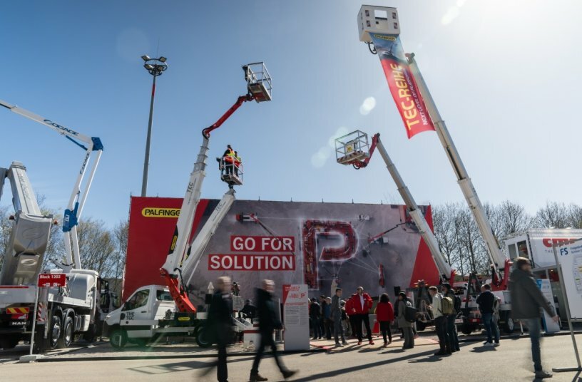 PALFINGER presents the next level of platforms at bauma.<br>IMAGE SOURCE: PALFINGER AG