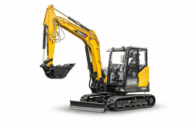 SANY SY60U – the short tail version of the recently launched SY60C<br>IMAGE SOURCE: SANY Europe GmbH