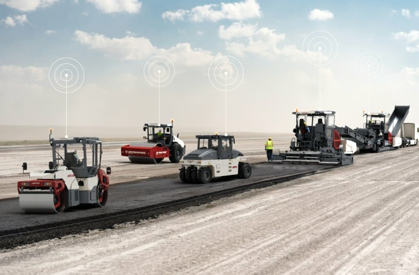 Digitalize Your Construction Site: Dynapac Launches NEXUS Job Site<br>IMAGE SOURCE: Dynapac North America LLC