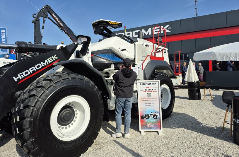 HİDROMEK attracted attention at bauma 2025 with 14 new models<br>IMAGE SOURCE: HİDROMEK