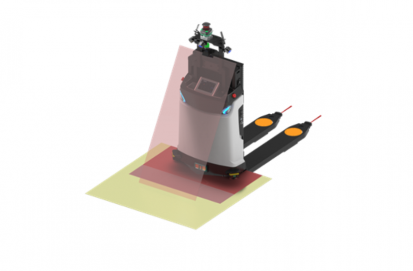 AMV10 kompaktes, omnidirektionales, automatisch geführtes Flurförderzeug<br>BILDQUELLE: AiTEN Robotics