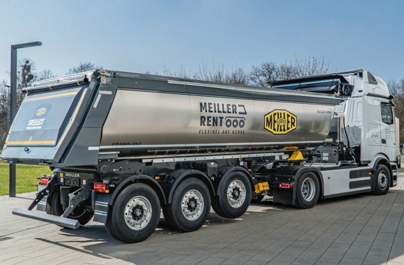 Temperaturkontrolle für den Straßenbau<br>BILDQUELLE: F.X. Meiller Fahrzeug- und Maschinenfabrik - GmbH & Co KG
