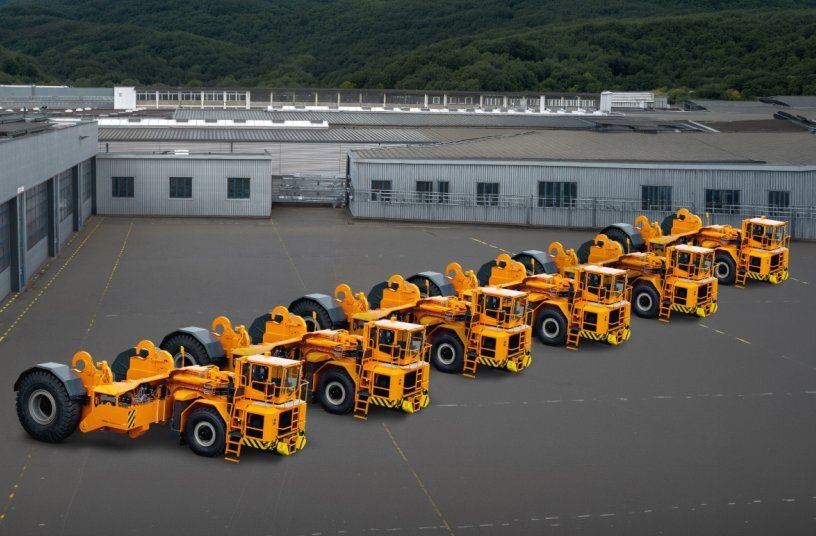 (Illustrative image) A total of six KAMAG Slag Pot Carriers are designed for the safe transport of hot slag between the nickel plant and a remote slag disposal site.<br>IMAGE SOURCE: TII Group