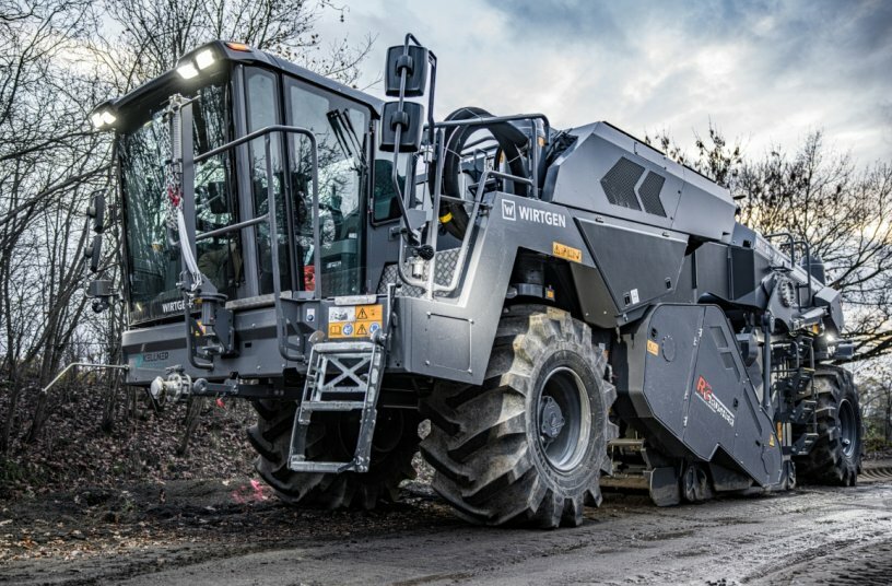 Wirtgen präsentiert den Wirtgen Rock Crusher WRC 240 X in der Live-Demo.<br>BILDQUELLE: WIRTGEN GROUP