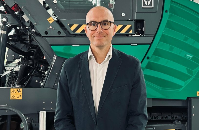 Bastian Fleischer, Head of Product Management at Vögele.<br>IMAGE SOURCE: WIRTGEN GROUP