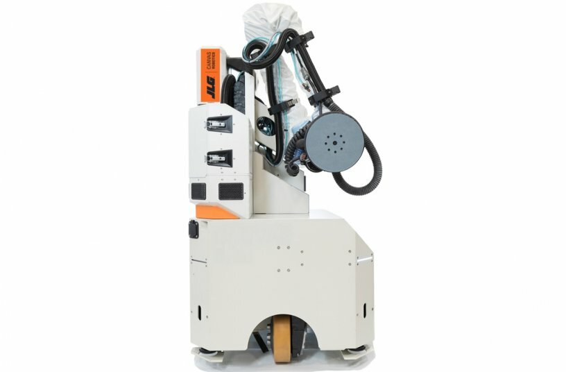 JLG Canvas Robotics drywall robot<br>IMAGE SOURCE: JLG