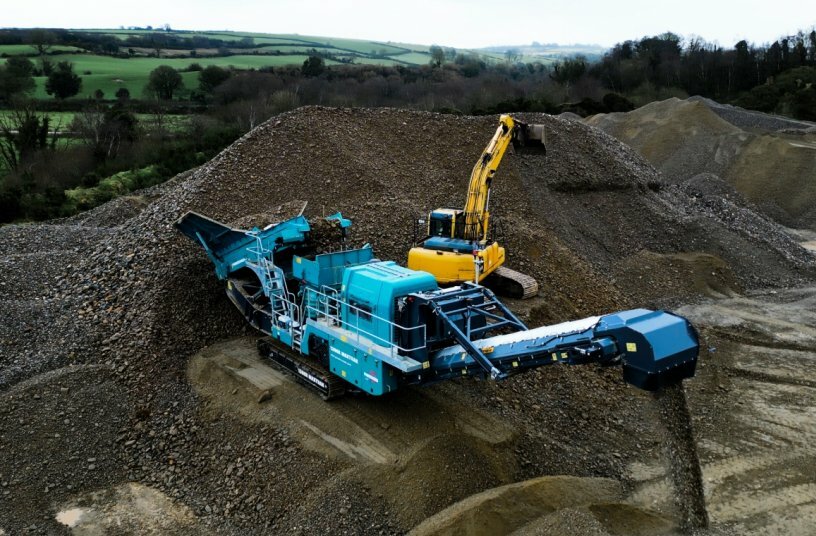 The 1300X Maxtrak represents the next step in the brand’s cone crushing line<br>IMAGE SOURCE: Powerscreen