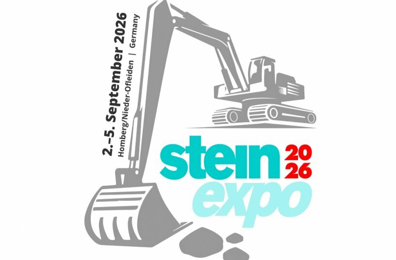 Das steinexpo-Logo im neuen Look lässt schon auf die vielen Neuerungen hindeuten, die 2026 erwartet werden dürfen.<br>BILDQUELLE: steinexpo