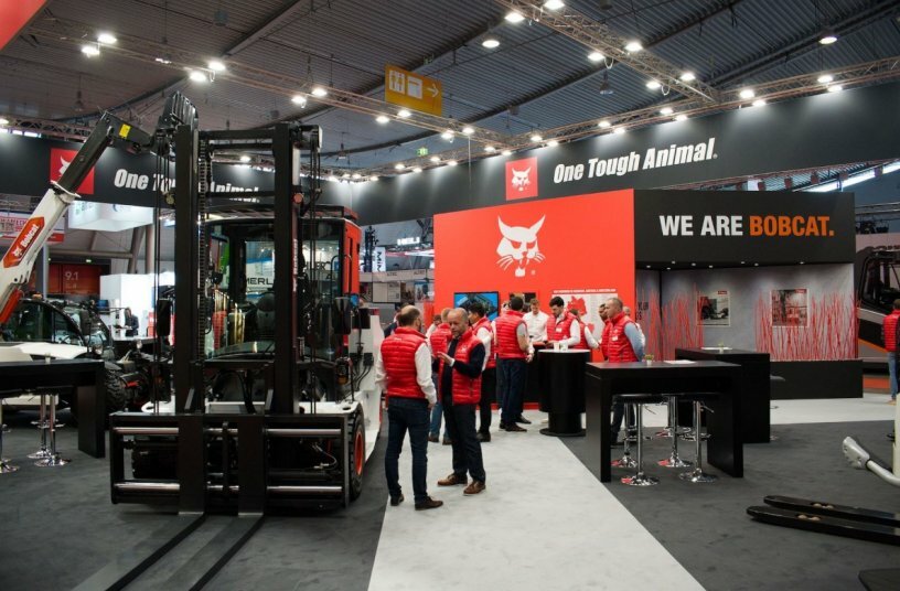 Bobcat showcases brand-new material handling lineup for the first time at LogiMAT 2024<br>IMAGE SOURCE: Bobcat
