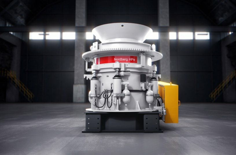 Metso HPe cone crusher<br>IMAGE SOURCE: Metso