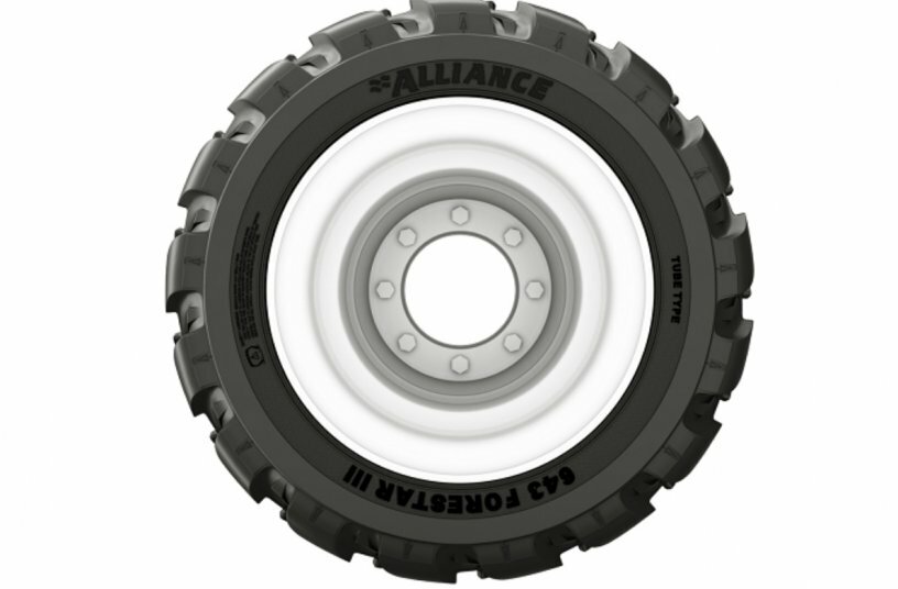 Alliance 643 Forestar<br>IMAGE SOURCE: Alliance Tire Europe B.V.; Yokohama Off-Highway Tires (YOHT)