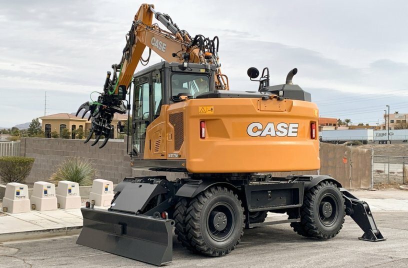 CASE WX175E SR Wheeled Excavator<br>IMAGE SOURCE: CASE Construction Equipment