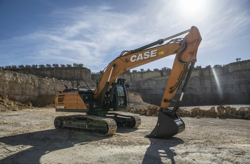 CASE bringt den 20-Tonnen-Raupenbagger CX210E-S auf den Markt<br>BILDQUELLE: CASE Construction Equipment